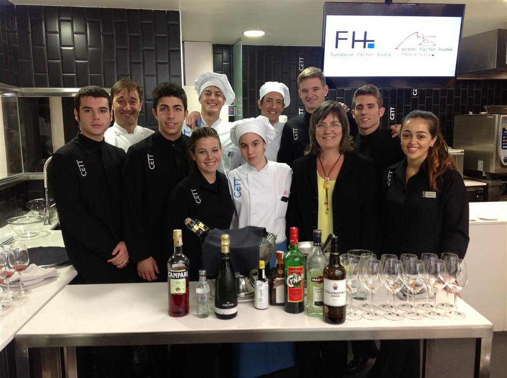 La Fundació Factor Humà presenta el VI Premi Mercè Sala amb Isma Prados i els estudiants de cuina i servei de sala del CETT